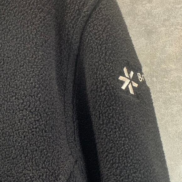 L.L. BEAN Men's Black Regular-Fit Zip-Up Fleece Sweater SZ L - Picture 5 of 8